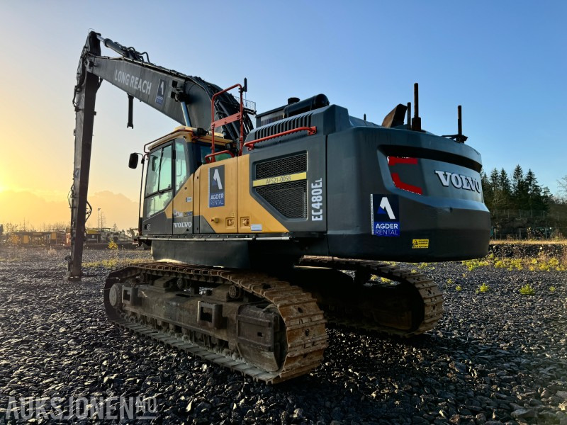 挖掘机 2017 Volvo EC480 ELR long reach 19 meter med AMV bortårn, GPS, Radiostyring：图8
