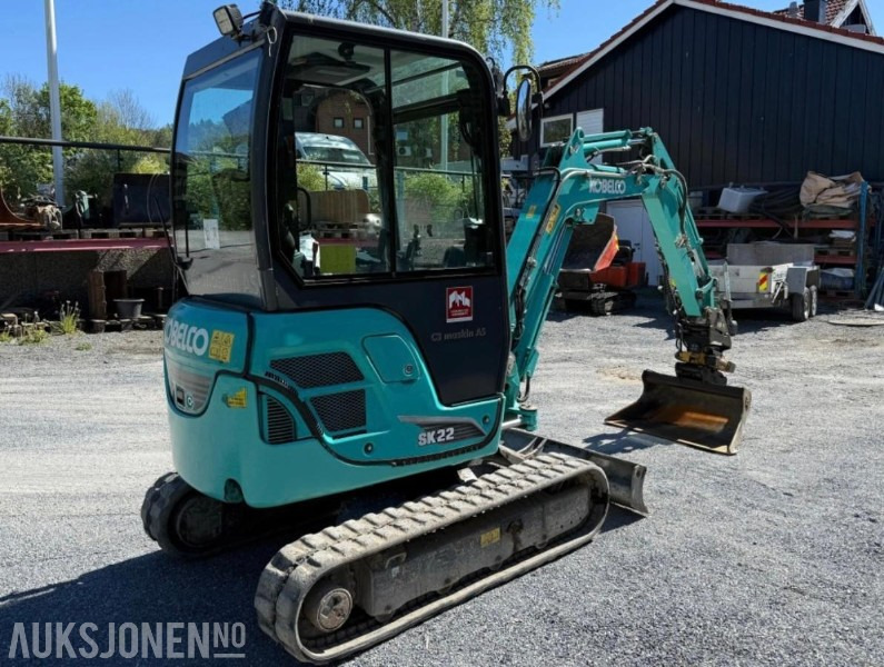 2018 Kobelco sk22 Minigraver med rotortilt - 小型挖掘机:图4 2018 Kobelco sk22 Minigraver med rotortilt - 小型挖掘机:图4