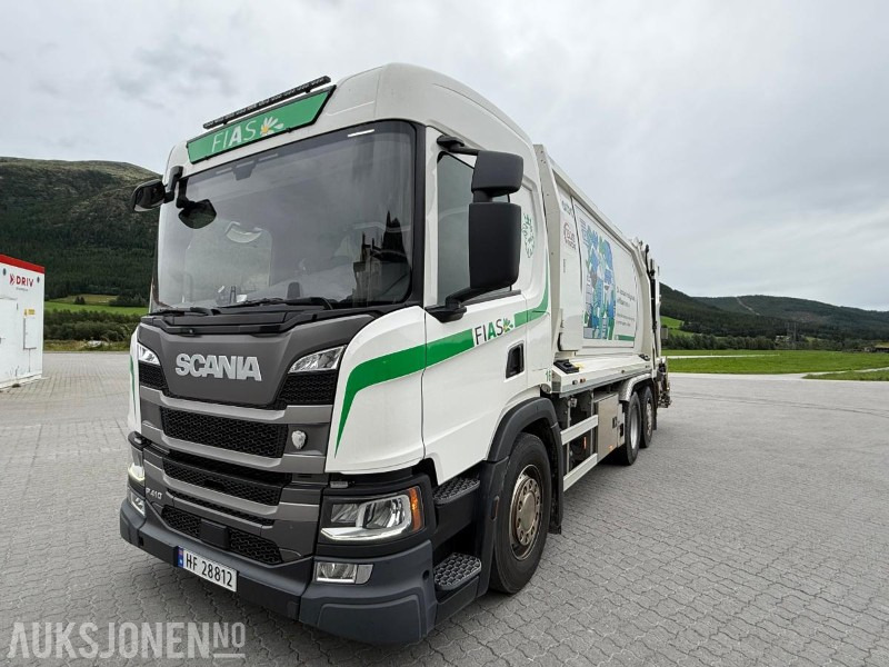 2020 Scania P410 6x2 Renovasjonsbil - 垃圾车:图1 2020 Scania P410 6x2 Renovasjonsbil - 垃圾车:图1