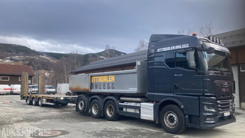 2021 MAN TGX krokbil med dumperkasse og kranflak. 8X4 EURO 6 - 吊钩升降车:图5 2021 MAN TGX krokbil med dumperkasse og kranflak. 8X4 EURO 6 - 吊钩升降车:图5