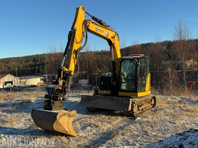 2022 Cat 308CR gravemaskin med gummipads / OilQuick / Engcon tiltrotator / 3 stk skuffer / 1334 timer - 挖掘机:图1 2022 Cat 308CR gravemaskin med gummipads / OilQuick / Engcon tiltrotator / 3 stk skuffer / 1334 timer - 挖掘机:图1