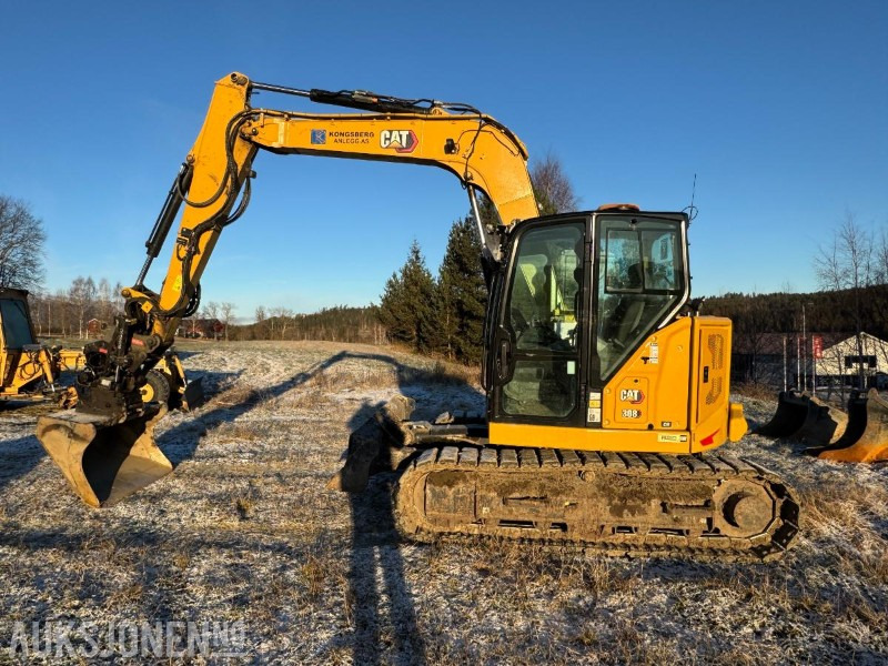 2022 Cat 308CR gravemaskin med gummipads / OilQuick / Engcon tiltrotator / 3 stk skuffer / 1334 timer - 挖掘机:图2 2022 Cat 308CR gravemaskin med gummipads / OilQuick / Engcon tiltrotator / 3 stk skuffer / 1334 timer - 挖掘机:图2