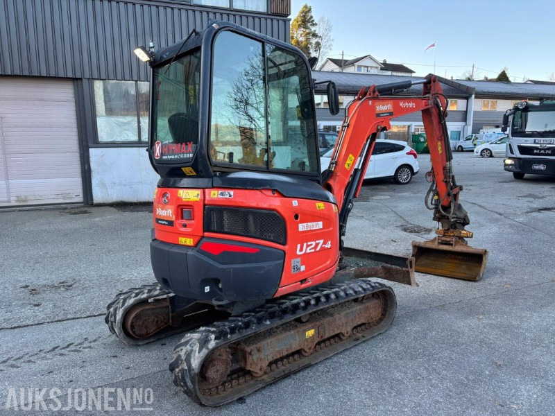 2022 KUBOTA U27 - 4 HI HIGH SPEC. 1155TIMER. S40. ENGCON TILTROTATOR. SMALSKUFF OG PUSSESKUFF. - 挖掘机:图5 2022 KUBOTA U27 - 4 HI HIGH SPEC. 1155TIMER. S40. ENGCON TILTROTATOR. SMALSKUFF OG PUSSESKUFF. - 挖掘机:图5