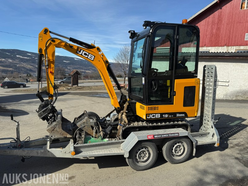 2024 JCB 19 C-1 MINIGRAVER, 3 SKUFFER, PIGGHAMMER, MASKINHENGER, KUN 200 TIMER, UTVIDET GARANTI - 小型挖掘机:图1 2024 JCB 19 C-1 MINIGRAVER, 3 SKUFFER, PIGGHAMMER, MASKINHENGER, KUN 200 TIMER, UTVIDET GARANTI - 小型挖掘机:图1
