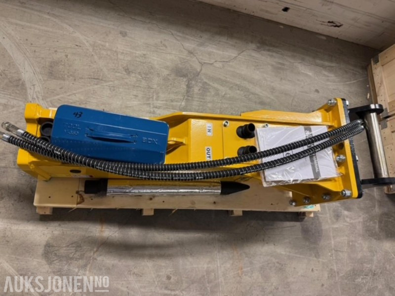 NY HENIMA PIGGHAMMER TIL 6-9 TONNS GRAVEMASKIN S50 M/GARANTI - 液压锤:图4 NY HENIMA PIGGHAMMER TIL 6-9 TONNS GRAVEMASKIN S50 M/GARANTI - 液压锤:图4