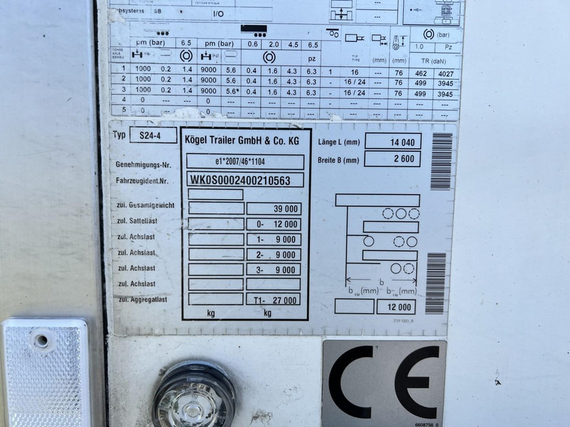 冷藏半拖车 Kögel 3 - assige koeloplegger Carrier vector 1550:图20 冷藏半拖车 Kögel 3 - assige koeloplegger Carrier vector 1550:图20