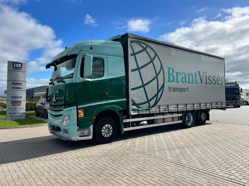 Mercedes-Benz Actros 2745 6x2 bakwagen Schuifzeilen - 侧帘卡车:图1 Mercedes-Benz Actros 2745 6x2 bakwagen Schuifzeilen - 侧帘卡车:图1