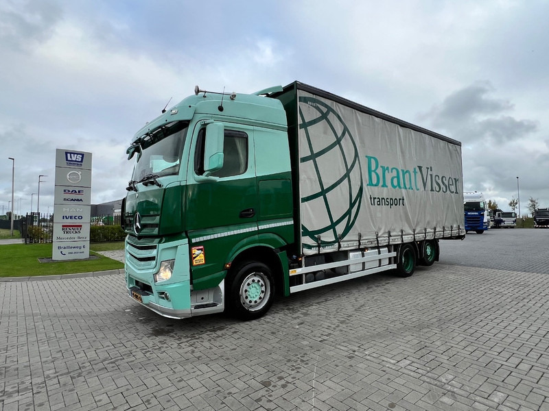 Mercedes-Benz Actros 2745 6x2 bakwagen Schuifzeilen - 侧帘卡车:图1 Mercedes-Benz Actros 2745 6x2 bakwagen Schuifzeilen - 侧帘卡车:图1