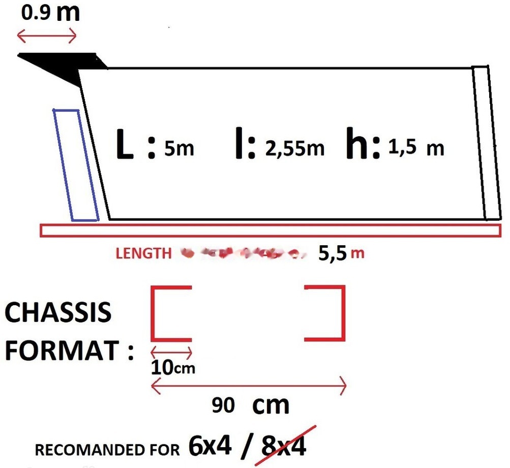 Hyva Bena 8x4 cu semisasiu , cilindru basculare si rezervor ulei hidr - 翻斗车车身:图1 Hyva Bena 8x4 cu semisasiu , cilindru basculare si rezervor ulei hidr - 翻斗车车身:图1