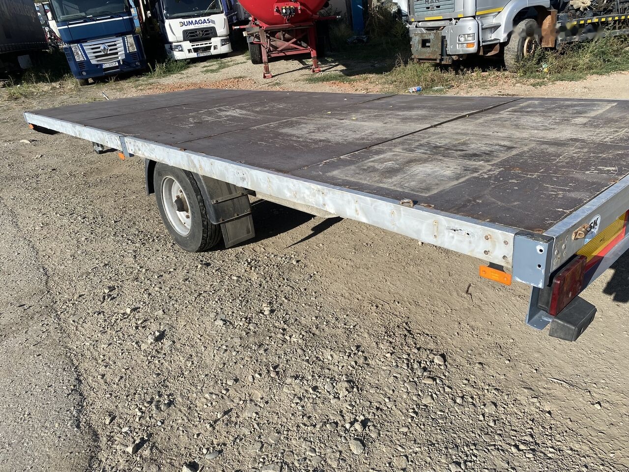 Schmitz Cargobull REPACOM Rema remorca 6,5 m lungime platforma pentru marfa / util - 栏板式/ 平板拖车:图2 Schmitz Cargobull REPACOM Rema remorca 6,5 m lungime platforma pentru marfa / util - 栏板式/ 平板拖车:图2