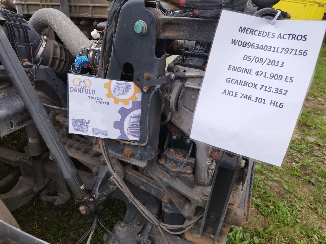 Mercedes-Benz Actros OM471 Mercedes-Benz Actros truck - 框架/ 底盘 适用于 卡车:图1 Mercedes-Benz Actros OM471 Mercedes-Benz Actros truck - 框架/ 底盘 适用于 卡车:图1