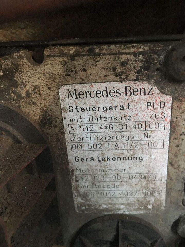 Mercedes-Benz OM502LA A542 Mercedes-Benz Actros truck - 发动机 适用于 卡车:图5 Mercedes-Benz OM502LA A542 Mercedes-Benz Actros truck - 发动机 适用于 卡车:图5