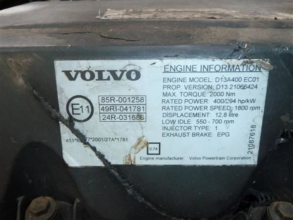 Volvo D13A400 EC01 Volvo FM, FMX - 发动机 适用于 卡车:图3 Volvo D13A400 EC01 Volvo FM, FMX - 发动机 适用于 卡车:图3