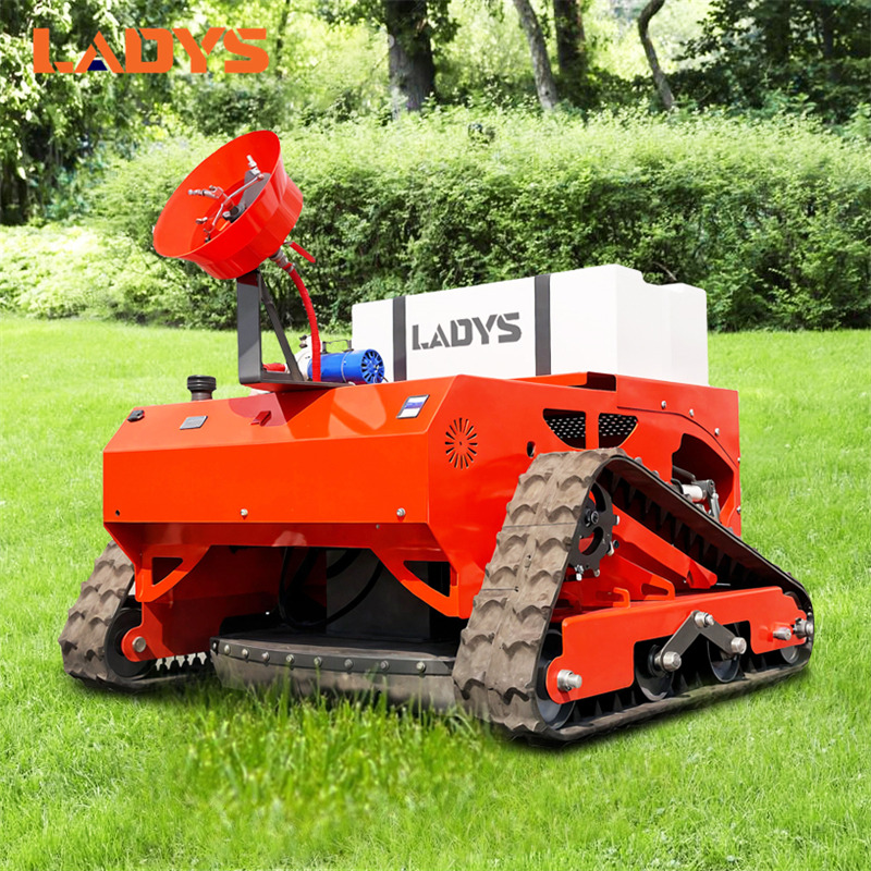 LADYS Electric Lawn Mower Rc Remote Control Robot Gas Gasoline Electric Zero Turn Crawler Lawn Mower For Sale Grass Cutting - 园林割草机:图1 LADYS Electric Lawn Mower Rc Remote Control Robot Gas Gasoline Electric Zero Turn Crawler Lawn Mower For Sale Grass Cutting - 园林割草机:图1