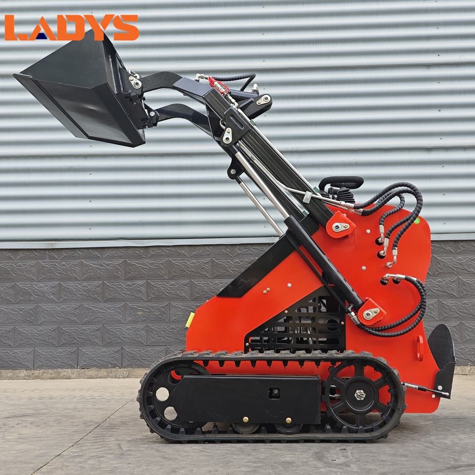 LADYS Free Shipping Mini Skid Steer Loader Compact Track Electric/Diesel Chinese Mini Skid Steer Loader For Sale With Mini Skid Steer Attachments 4 In 1 Bucket - 滑移装载机:图3 LADYS Free Shipping Mini Skid Steer Loader Compact Track Electric/Diesel Chinese Mini Skid Steer Loader For Sale With Mini Skid Steer Attachments 4 In 1 Bucket - 滑移装载机:图3