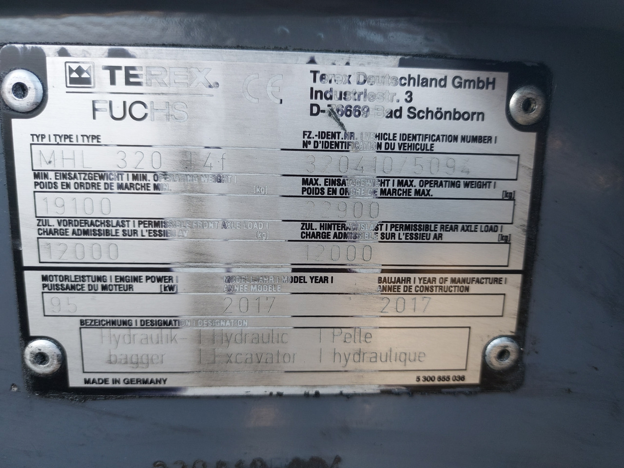 垃圾/ 工业叉装车 FUCHS MHL320：图9