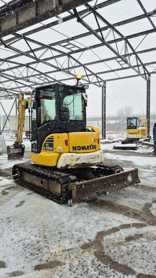 KOMATSU PC55MR-5 E0 - 小型挖掘机:图4 KOMATSU PC55MR-5 E0 - 小型挖掘机:图4