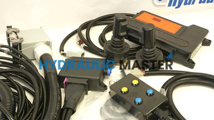 林业设备 Mini joystick Otto set with STU i + 6 Proportional Double Way + 2x On/Off Forres：图8