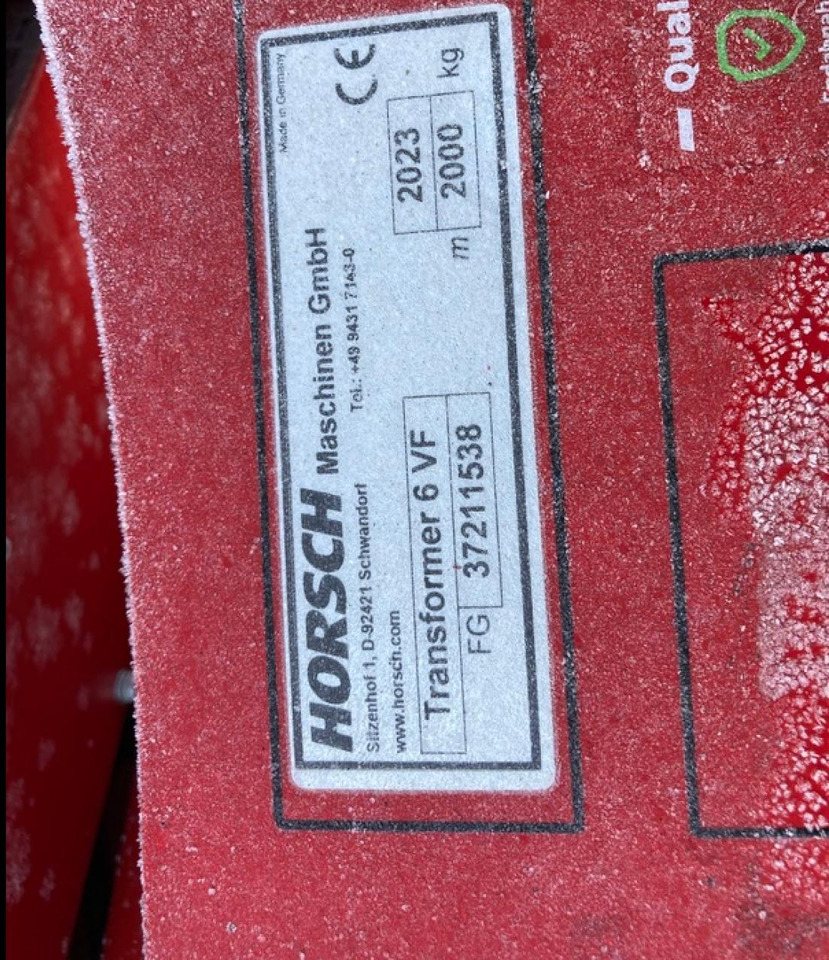 HORSCH TRANSFORMER 6 VF - 土壤耕作设备:图5 HORSCH TRANSFORMER 6 VF - 土壤耕作设备:图5