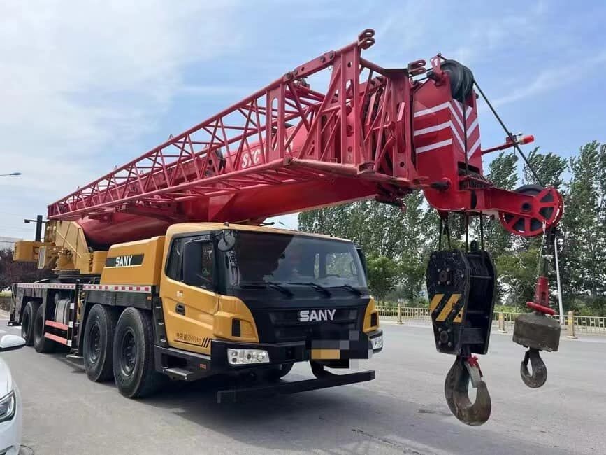 Sany Used Sany STC800 Original 80 Ton Mobile Truck Mounted Crane for - 移动式起重机:图2 Sany Used Sany STC800 Original 80 Ton Mobile Truck Mounted Crane for - 移动式起重机:图2