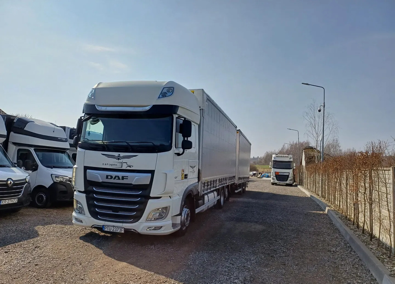 DAF XF 480 SUPER SPACE CAB / ZESTAW TANDEM PRZEJAZDOWY 120m3 - 侧帘卡车:图2 DAF XF 480 SUPER SPACE CAB / ZESTAW TANDEM PRZEJAZDOWY 120m3 - 侧帘卡车:图2