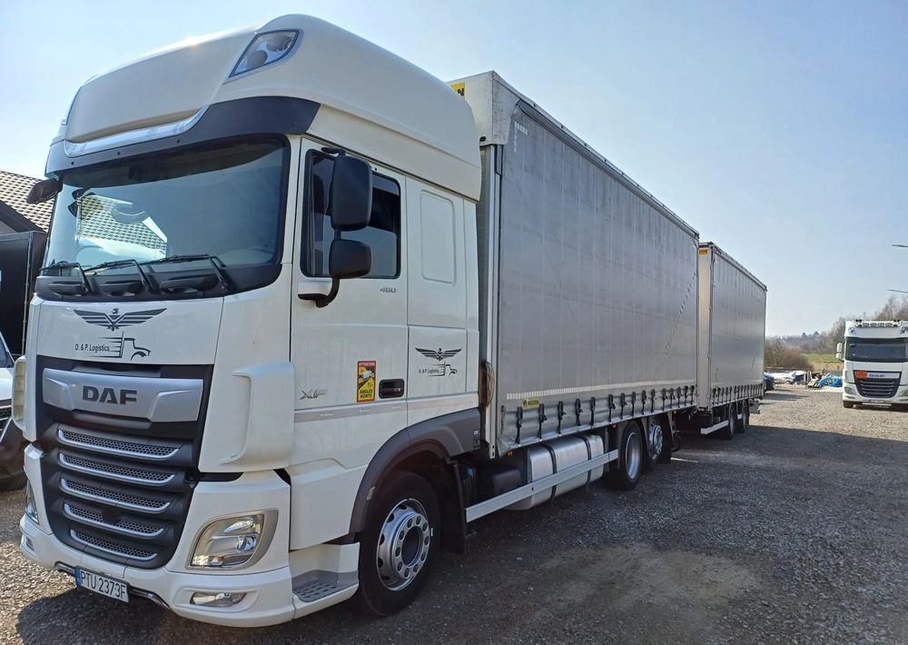 DAF XF 480 SUPER SPACE CAB / ZESTAW TANDEM PRZEJAZDOWY 120m3 - 侧帘卡车:图1 DAF XF 480 SUPER SPACE CAB / ZESTAW TANDEM PRZEJAZDOWY 120m3 - 侧帘卡车:图1