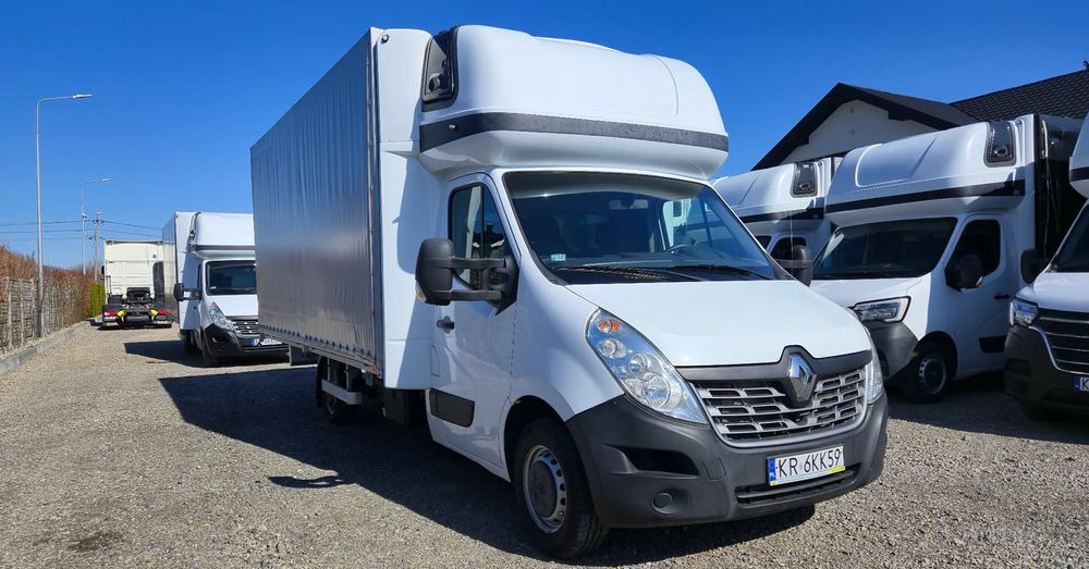 Renault Master 2x +zabudowa 12 palet-reg wysokości Spanie XXL - 侧帘货车:图1 Renault Master 2x +zabudowa 12 palet-reg wysokości Spanie XXL - 侧帘货车:图1
