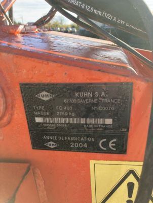 Kuhn ALTERNA 400 - 割草机:图5 Kuhn ALTERNA 400 - 割草机:图5
