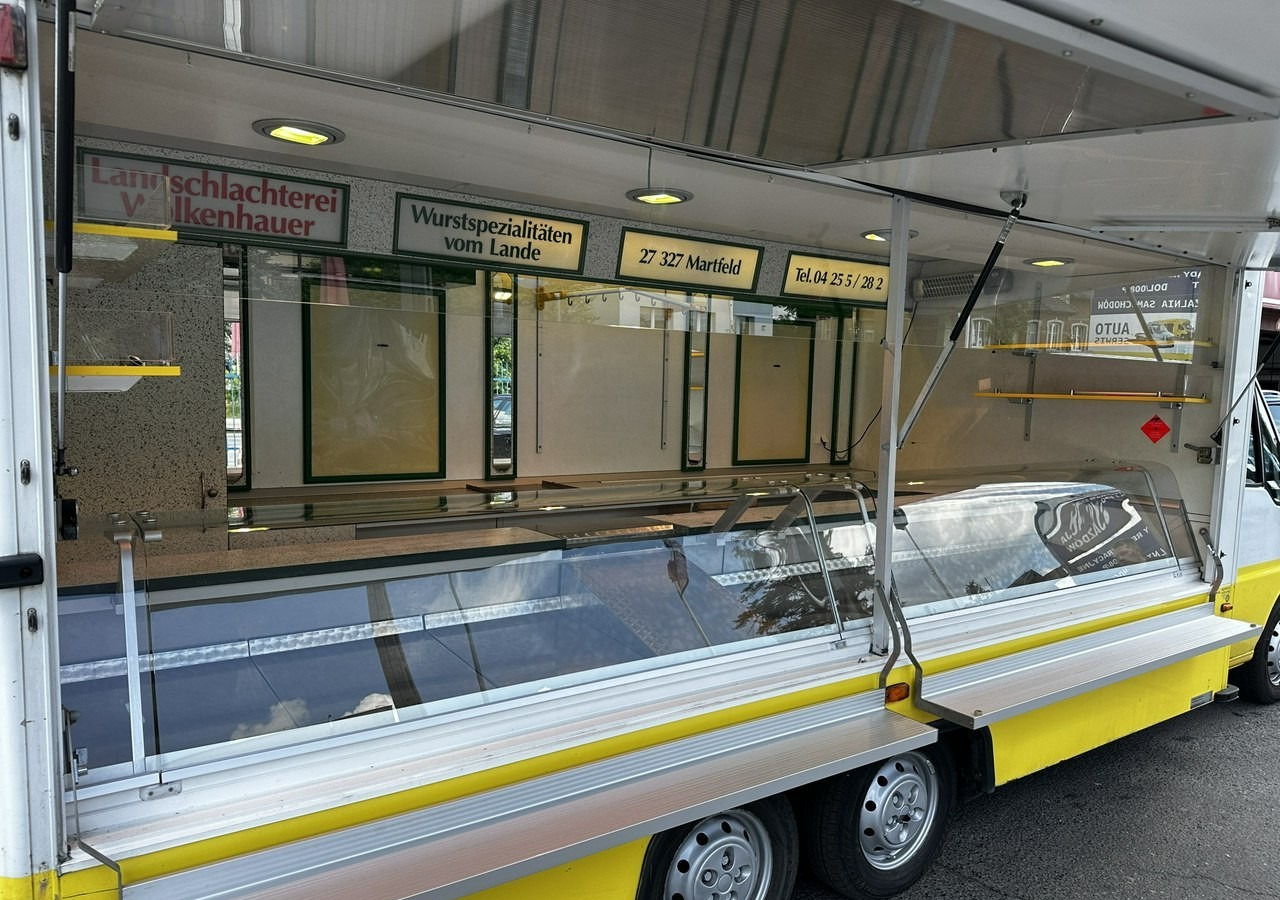 Fiat Ducato Autosklep wędlin sklep bar Gastronomiczny Food Truck Foodtruck Borco - 自动售货卡车:图1 Fiat Ducato Autosklep wędlin sklep bar Gastronomiczny Food Truck Foodtruck Borco - 自动售货卡车:图1