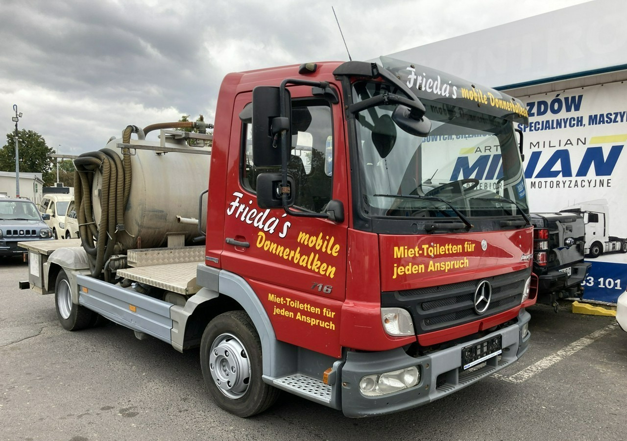 Mercedes-Benz Atego Atego716 Toitoi dowywozu WC Asanizacyjny Wuko Kanalizacja Toi Toi 20 - 真空车:图1 Mercedes-Benz Atego Atego716 Toitoi dowywozu WC Asanizacyjny Wuko Kanalizacja Toi Toi 20 - 真空车:图1