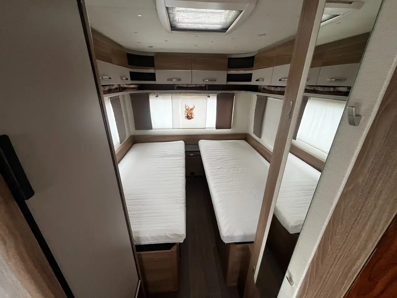 新的 旅行拖车 Bürstner Premio 530 TL Mover Dachklimaanlage Einzelbetten：图7