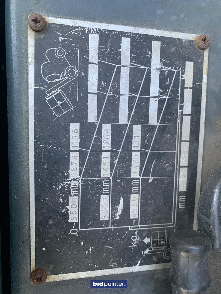 Heftruck elektrisch - 3 wiel - 1600kg! Freelift! Komatsu FB16 - 5.5 mtr. Sideshift! - 电动叉车:图5 Heftruck elektrisch - 3 wiel - 1600kg! Freelift! Komatsu FB16 - 5.5 mtr. Sideshift! - 电动叉车:图5