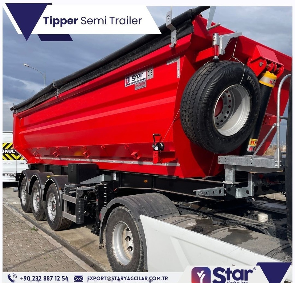 STAR YAGCILAR SY Tipper semi trailer - 翻斗半拖车:图3 STAR YAGCILAR SY Tipper semi trailer - 翻斗半拖车:图3