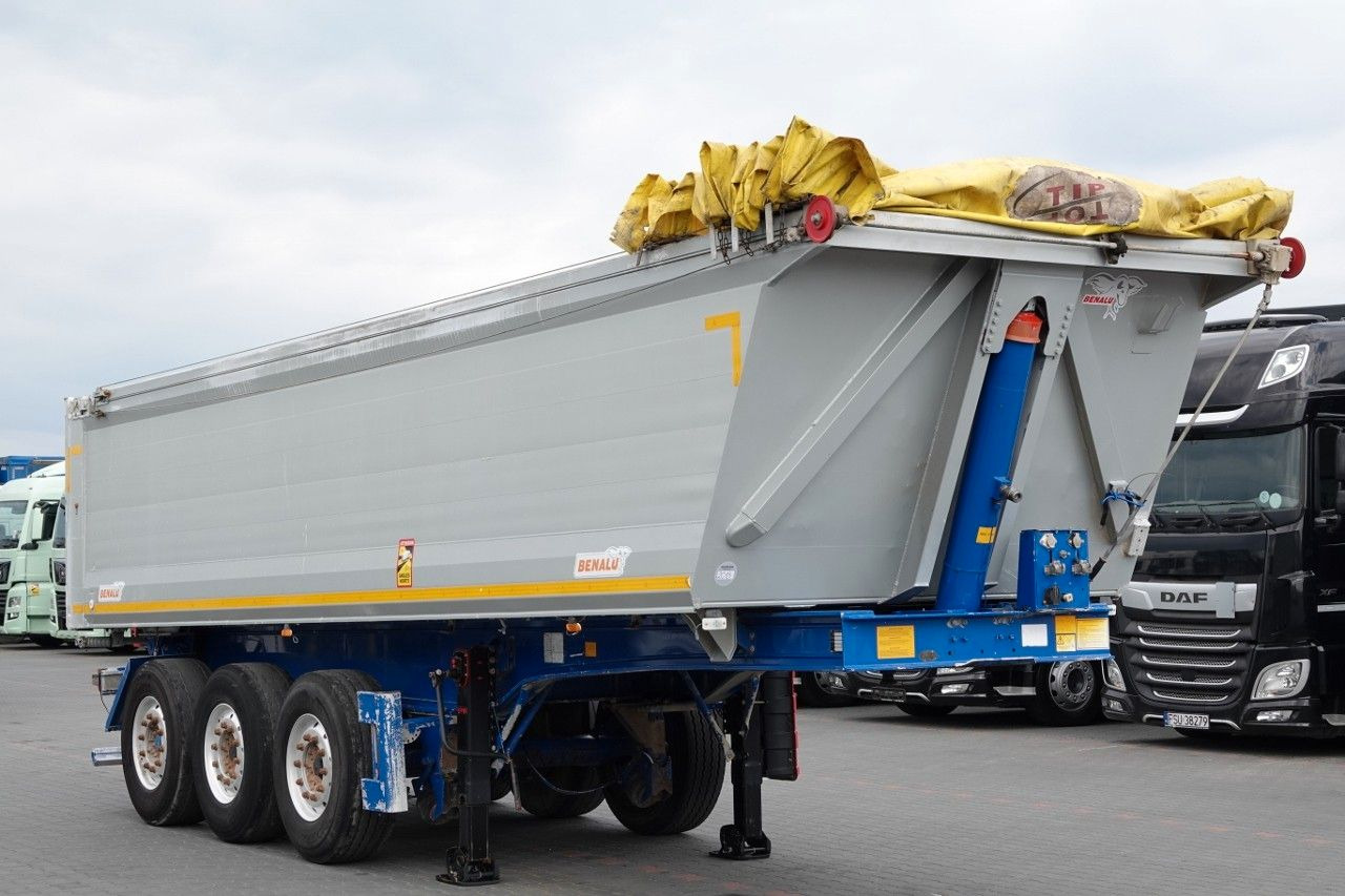 Benalu WYWROTKA / 26 m3 / ALUMINIOWA / OŚ PODNOSZONA / - 翻斗半拖车:图1 Benalu WYWROTKA / 26 m3 / ALUMINIOWA / OŚ PODNOSZONA / - 翻斗半拖车:图1