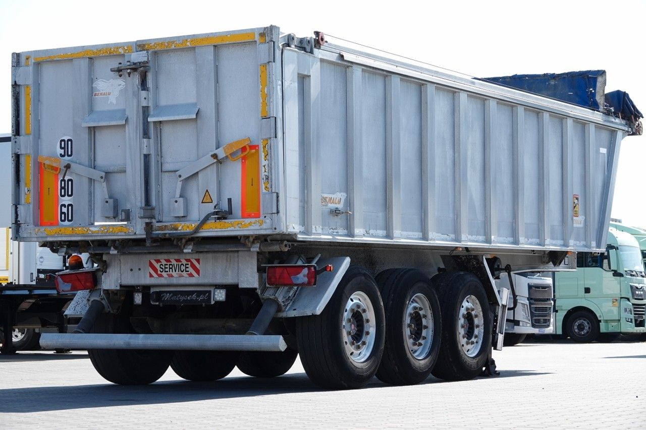 Benalu WYWROTKA / 28 m3 / ALUMINIOWA / OŚ PODNOSZONA / - 翻斗半拖车:图5 Benalu WYWROTKA / 28 m3 / ALUMINIOWA / OŚ PODNOSZONA / - 翻斗半拖车:图5
