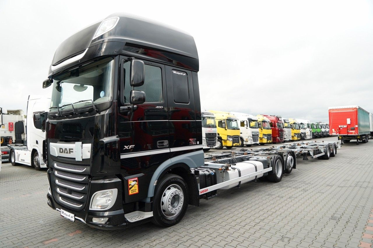 DAF XF 480 / BDF / 6X2 / ZESTAW TANDEM / SSC / I-PA - 集装箱运输车/ 可拆卸车身的卡车:图2 DAF XF 480 / BDF / 6X2 / ZESTAW TANDEM / SSC / I-PA - 集装箱运输车/ 可拆卸车身的卡车:图2