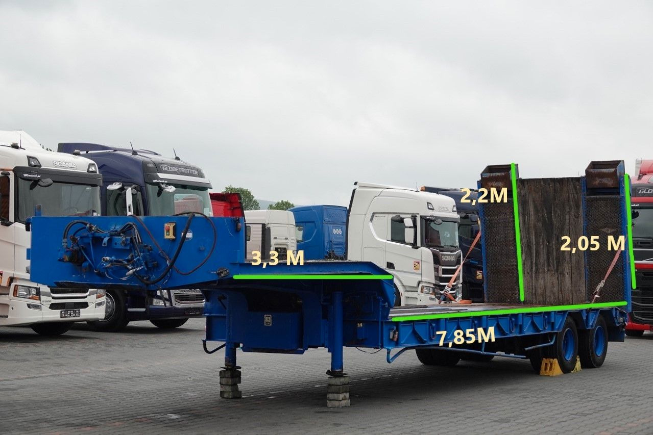 Kaiser LAWETA NISKOPODWOZIOWA / NAJAZDY HYDRAULICZNE / - 低装载半拖车:图2 Kaiser LAWETA NISKOPODWOZIOWA / NAJAZDY HYDRAULICZNE / - 低装载半拖车:图2
