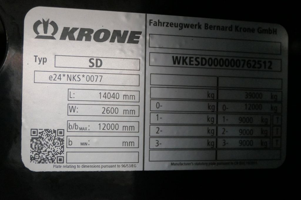 冷藏半拖车 Krone CHŁODNIA / 2017 ROK / CARRIER VECTOR 1550 Krone CHŁODNIA / 2017 ROK / CARRIER VECTOR 1550：图17