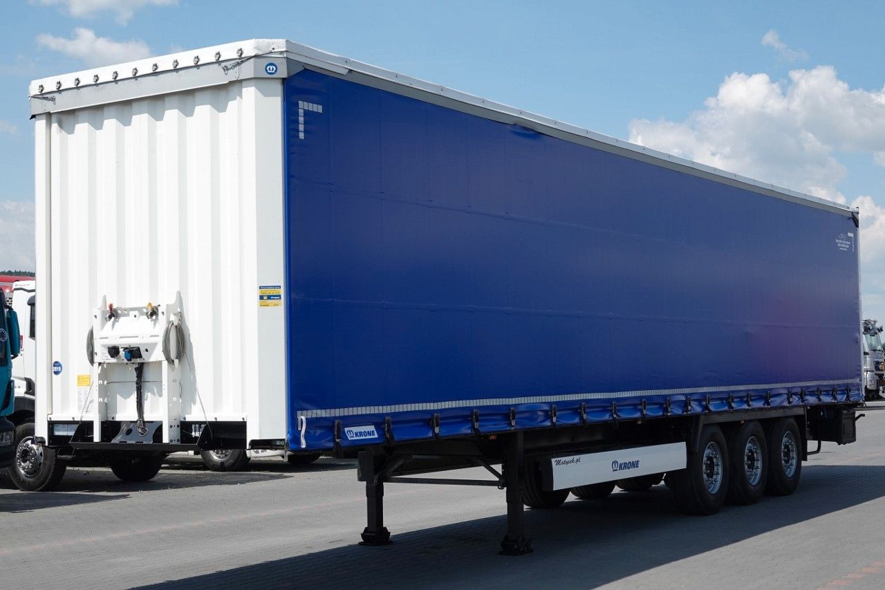 Krone FIRANKA / STANDARD / OPONY 100% / DACH PODNOSZON - 侧帘半拖车:图2 Krone FIRANKA / STANDARD / OPONY 100% / DACH PODNOSZON - 侧帘半拖车:图2