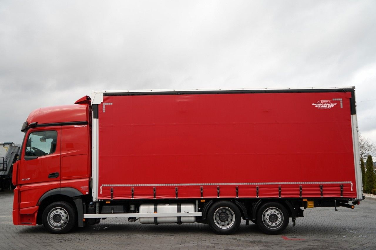 Mercedes-Benz ACTROS / 2545 / SOLÓWKA / 6x2 / I-PARK COOL / - 侧帘卡车:图2 Mercedes-Benz ACTROS / 2545 / SOLÓWKA / 6x2 / I-PARK COOL / - 侧帘卡车:图2