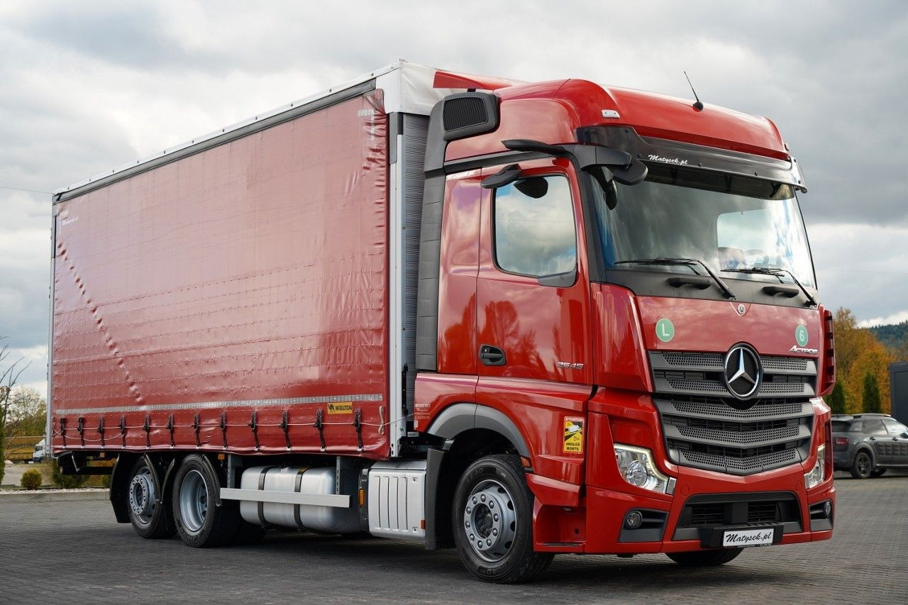 Mercedes-Benz ACTROS 2545 / SOLÓWKA / 6x2 / OŚ PODNOSZONA / B - 侧帘卡车:图5 Mercedes-Benz ACTROS 2545 / SOLÓWKA / 6x2 / OŚ PODNOSZONA / B - 侧帘卡车:图5