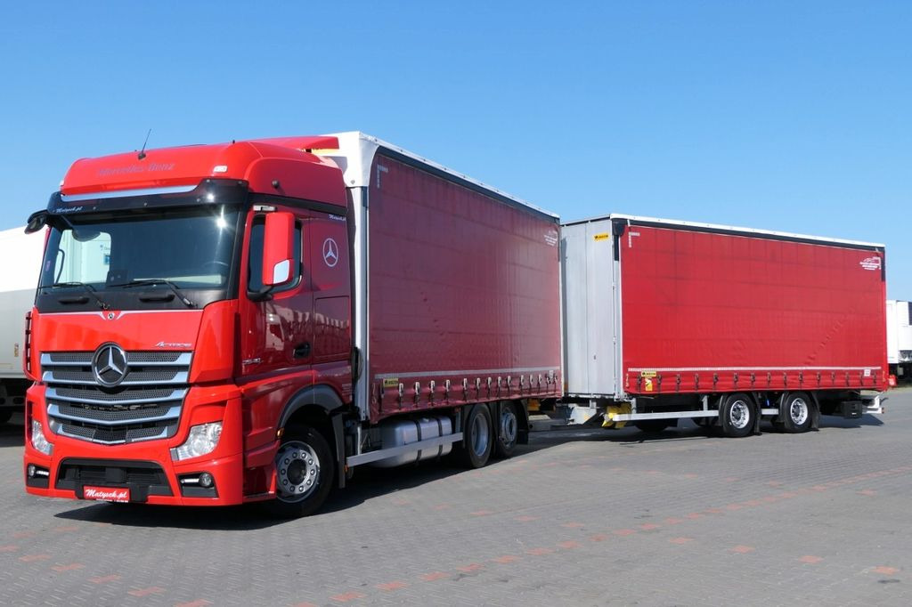 Mercedes-Benz ACTROS 2548/JUMBO TRUCK 120 M3/VEHICULAR/I-COOL - 侧帘卡车:图1 Mercedes-Benz ACTROS 2548/JUMBO TRUCK 120 M3/VEHICULAR/I-COOL - 侧帘卡车:图1