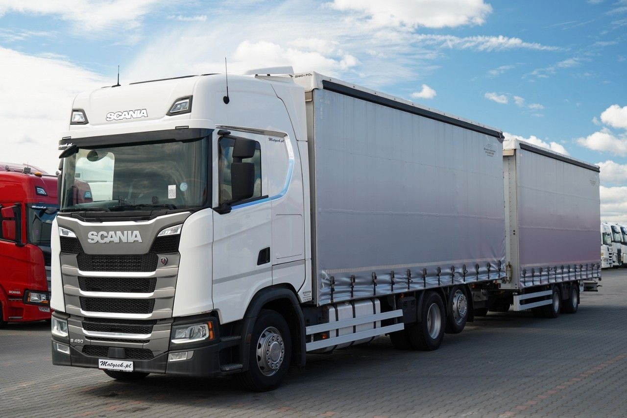 Scania S 450 / ZESTAW TANDEM / 120 M3 /  I-PARK COOL Scania S 450 / ZESTAW TANDEM / 120 M3 / PO KONTRAKCIE S - 侧帘卡车:图4 Scania S 450 / ZESTAW TANDEM / 120 M3 /  I-PARK COOL Scania S 450 / ZESTAW TANDEM / 120 M3 / PO KONTRAKCIE S - 侧帘卡车:图4