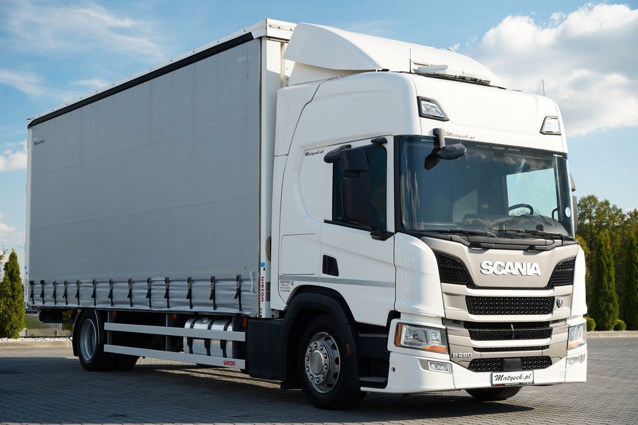 Scania SCANIA P 280 / SOLÓWKA / 4X2 / MEGA / I-PARK CO - 侧帘卡车:图1 Scania SCANIA P 280 / SOLÓWKA / 4X2 / MEGA / I-PARK CO - 侧帘卡车:图1