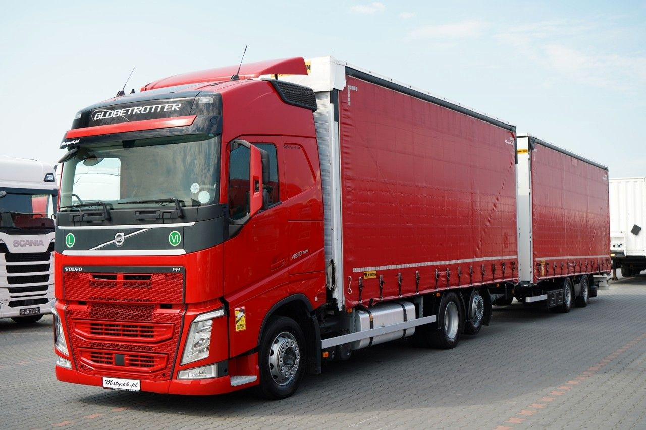 Volvo FH 460 / ZESTAW TANDEM / PRZEJAZDOWY / MEGA / I- - 侧帘卡车:图1 Volvo FH 460 / ZESTAW TANDEM / PRZEJAZDOWY / MEGA / I- - 侧帘卡车:图1