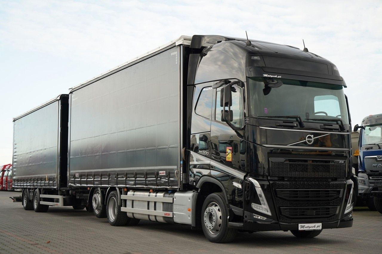Volvo FH 500 / I-SAVE / XL / ZESTAW TANDEM PRZEJAZDOWY - 侧帘卡车:图4 Volvo FH 500 / I-SAVE / XL / ZESTAW TANDEM PRZEJAZDOWY - 侧帘卡车:图4