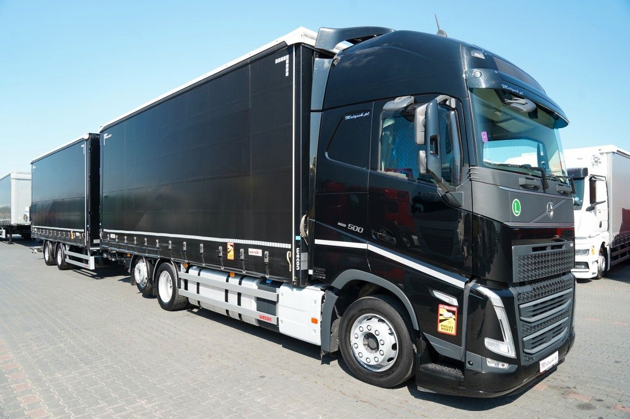 Volvo FH 500 / I-SAVE / XL / ZESTAW TANDEM PRZEJAZDOWY - 侧帘卡车:图5 Volvo FH 500 / I-SAVE / XL / ZESTAW TANDEM PRZEJAZDOWY - 侧帘卡车:图5