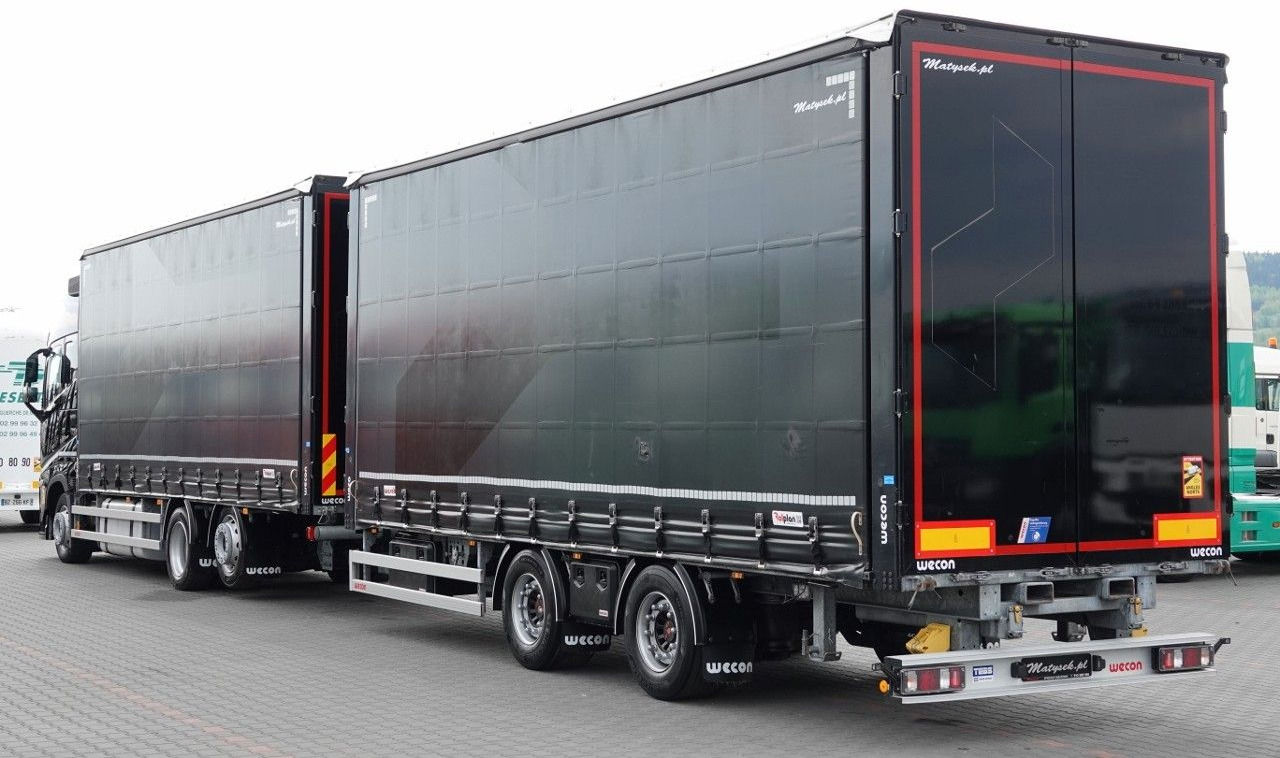 Volvo FH 500 / I-SAVE / XL / ZESTAW TANDEM PRZEJAZDOWY - 侧帘卡车:图3 Volvo FH 500 / I-SAVE / XL / ZESTAW TANDEM PRZEJAZDOWY - 侧帘卡车:图3