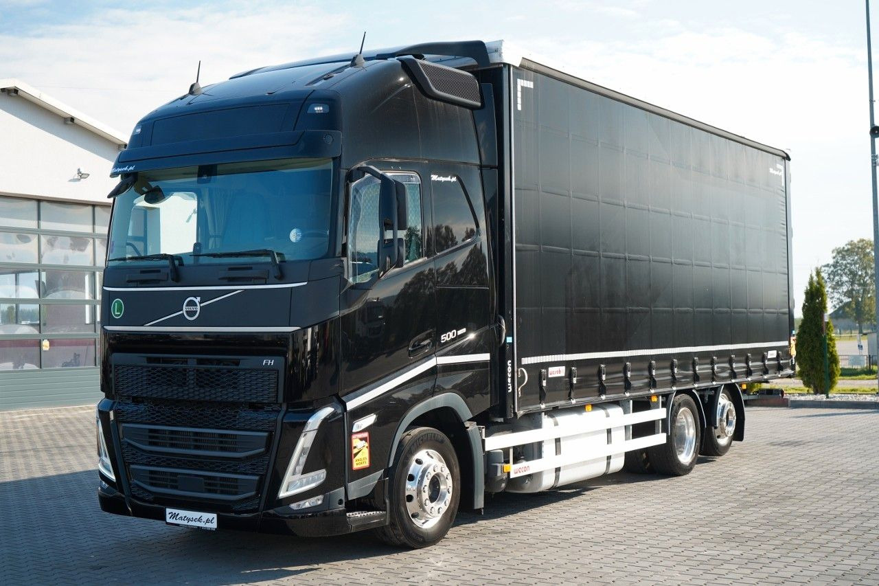 Volvo FH 500 / MEGA / ZESTAW TANDEM PRZEJAZDOWY 120 M3 - 侧帘卡车:图2 Volvo FH 500 / MEGA / ZESTAW TANDEM PRZEJAZDOWY 120 M3 - 侧帘卡车:图2