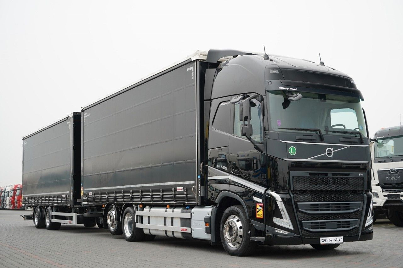 Volvo FH 500 /XXL / ZESTAW TANDEM PRZEJAZDOWY 120 M3 / - 侧帘卡车, 侧帘拖车:图3 Volvo FH 500 /XXL / ZESTAW TANDEM PRZEJAZDOWY 120 M3 / - 侧帘卡车, 侧帘拖车:图3